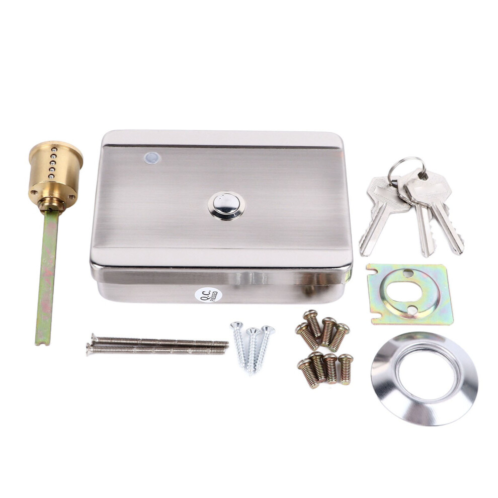 Mini Electronic Door Lock 12V Fail-Safe Delay Adjustable 604725092113