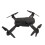 (Black) RC Drone 4K Dual Camera Quadcopter Wifi Foldable Obstacle Avoidance 4