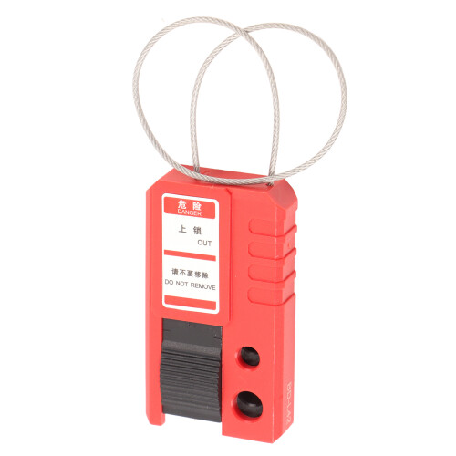 Adjustable Stainless Steel Cable Lock Industrial Shutdown 2