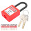 (Red) 10 Sets 38mm Dustproof Nylon Padlock Factory Yellow 4