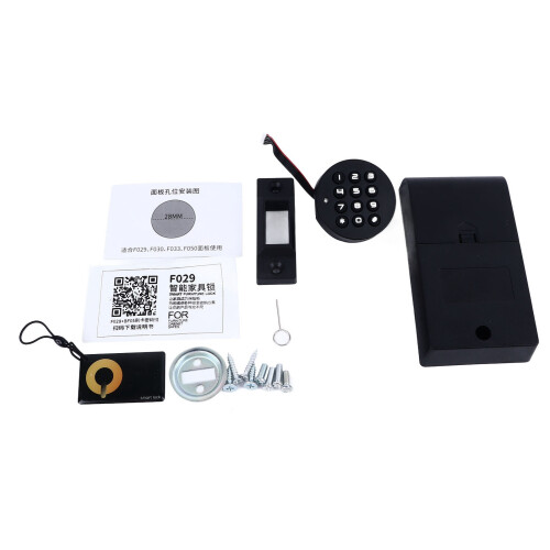 Intelligentes Schrank-Schloss, digitales Touch-Display, Passwort, RFID
