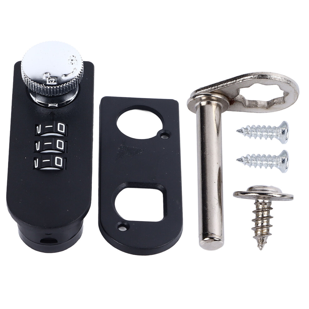 (Single Drawer Mounting) Combination Cabinet Lock 3-Digit Mechanical Password 604725092311