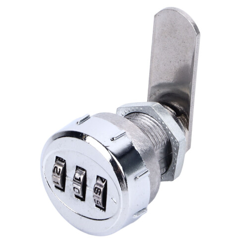 (L20) Mini 3-Digit Password Cam Lock L25 for Drawer Mailbox Office 2
