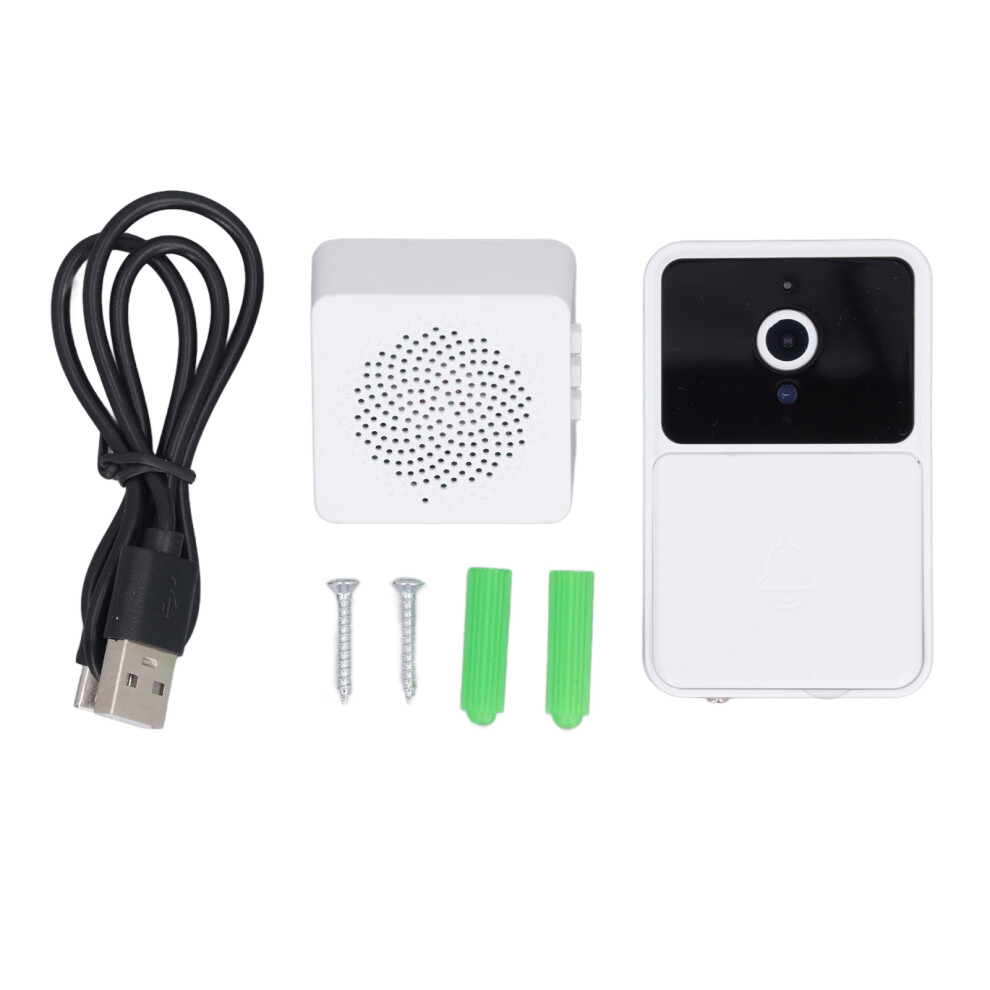 Wifi Video Doorbell Camera 480P Hd Night Vision Two Way Voice 604725120717