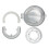Round Switch Guard Cover Clear PC Emergency Stop Knob Protect 2
