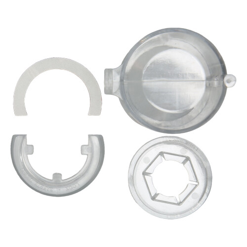 Round Switch Guard Cover Clear PC Emergency Stop Knob Protect 1