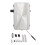 (908TTLOCK with 2 Remote Controls) Smart Wireless Stainless Steel Keyless Lock 908TTLOCK 4 Remotes 1