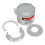 Round Switch Guard Cover Clear PC Emergency Stop Knob Protect 3