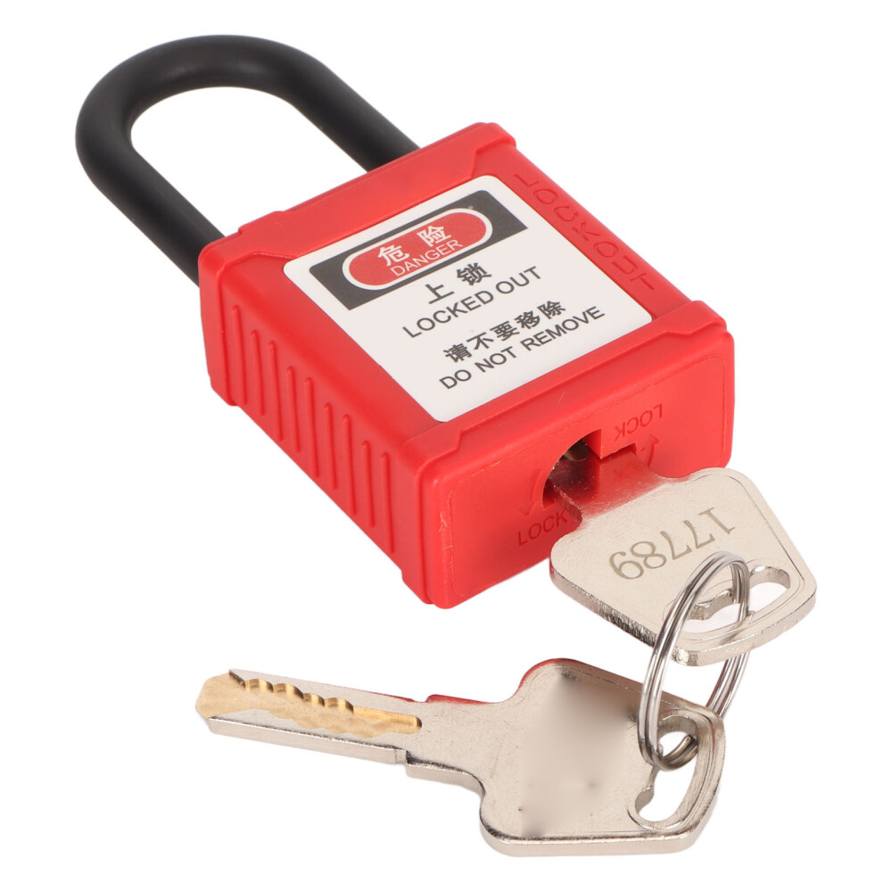 38Mm Safety Padlock Integrated Housing Insulation Lockout Tagout 604725126788
