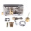 Cylinder Door Rim Lock Copper Core Left Handed Deadbolt Set 1