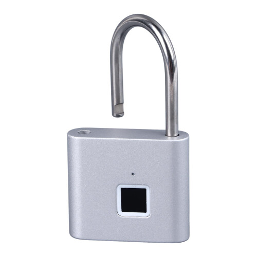 Wasserdichtes Fingerabdruck-Schloss Edelstahl Silber 2