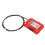 Cable Lock Adjustable Rustproof Red Safety Padlock Industrial 5
