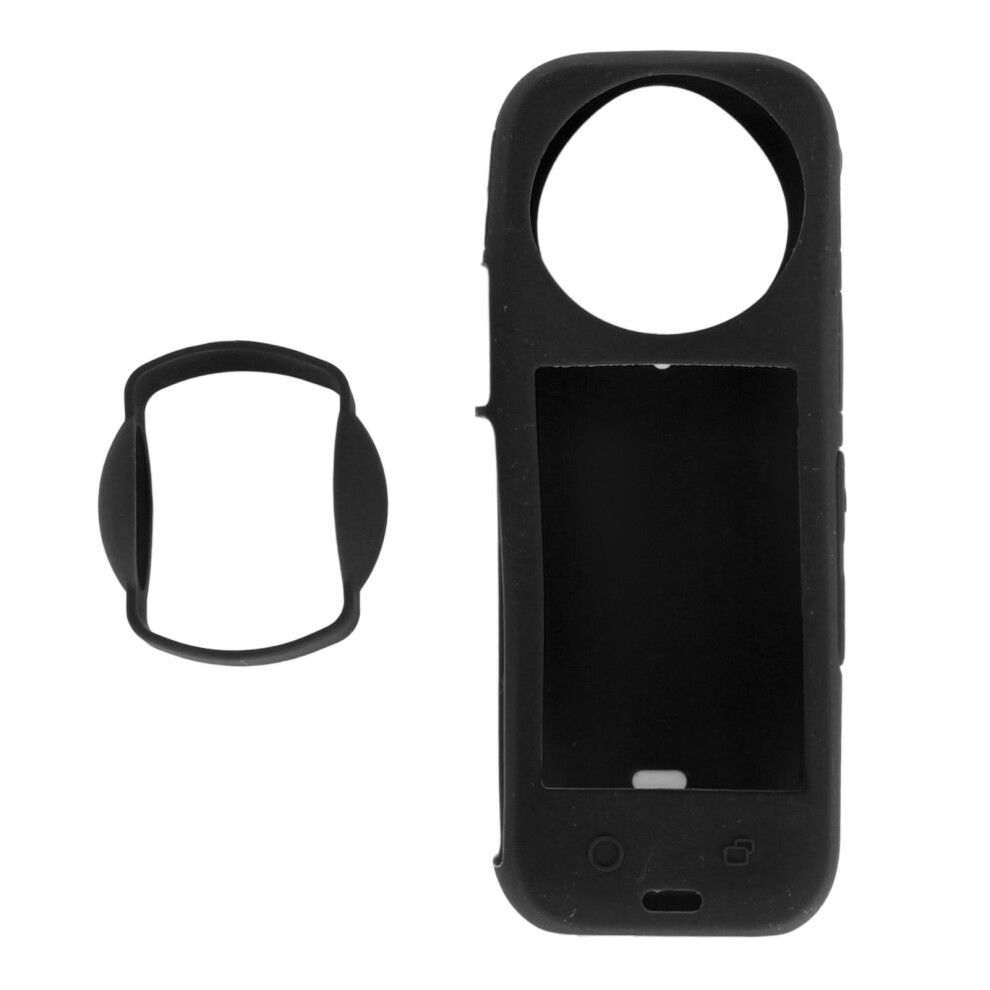 () Action Camera Case Silicone Shockproof Cover For Insta360 X4 Black/Red 643505997835