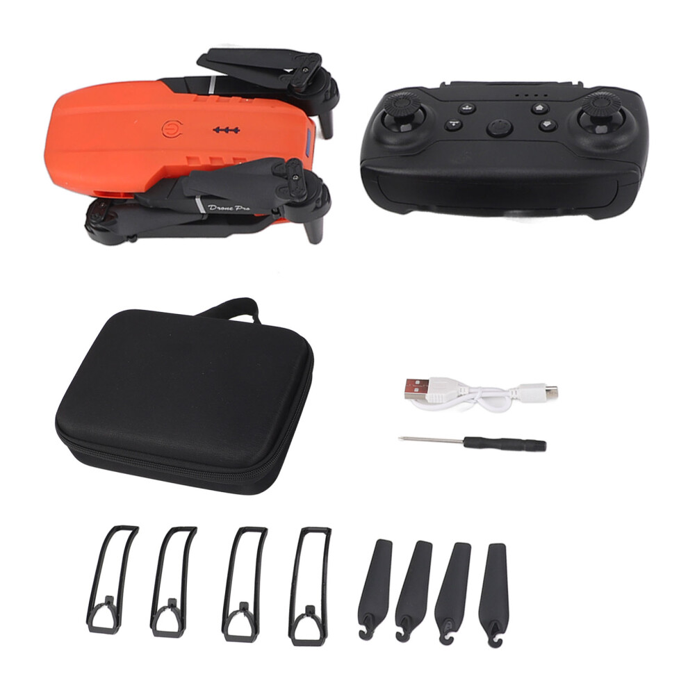 (Orange) E99 Drone Wifi Hd 4K Quadcopter Folding Drone With Camera Orange 643505094909