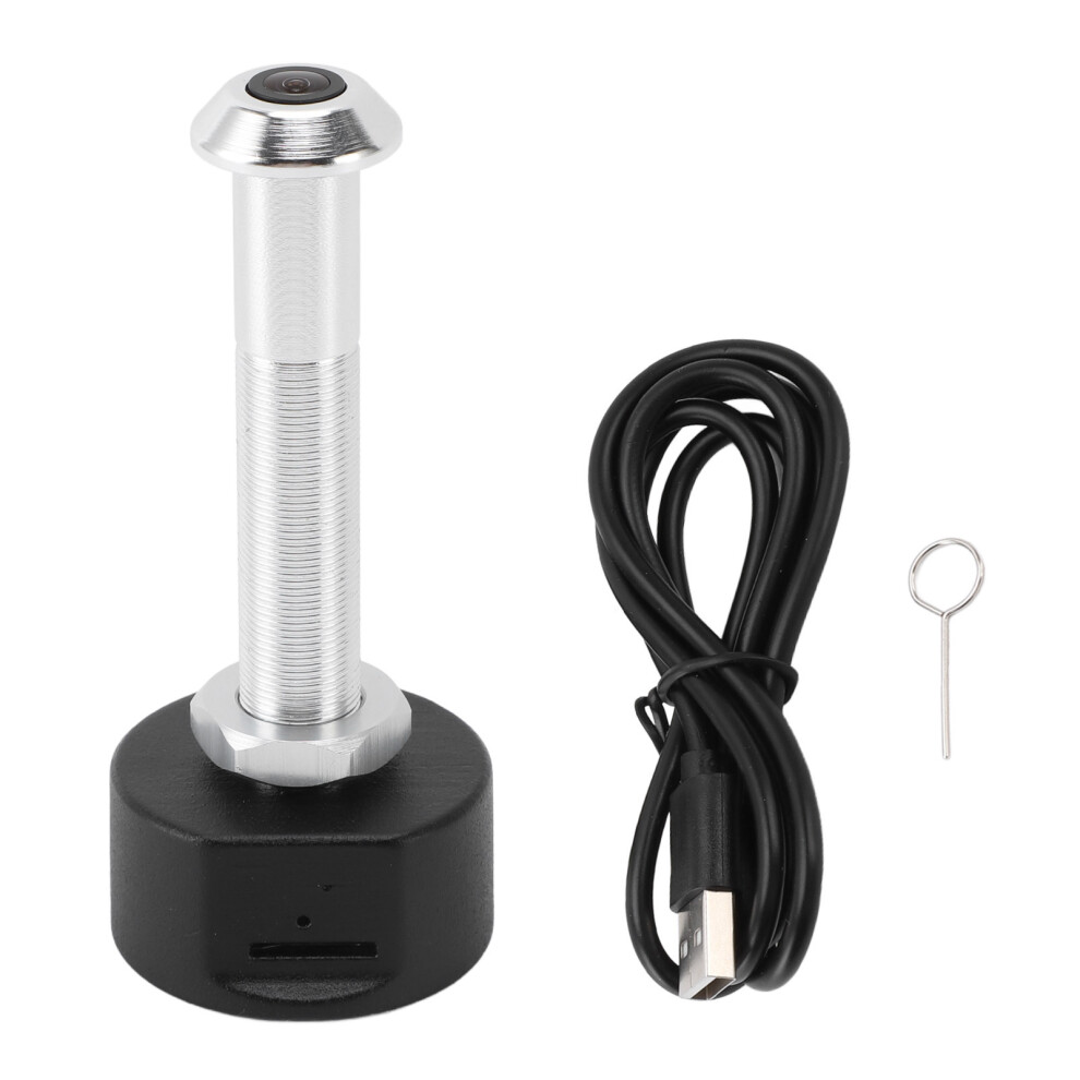 (Silver) Wifi Peephole Camera 1080P 150 Wide Angle Door Viewer With App 643505086058