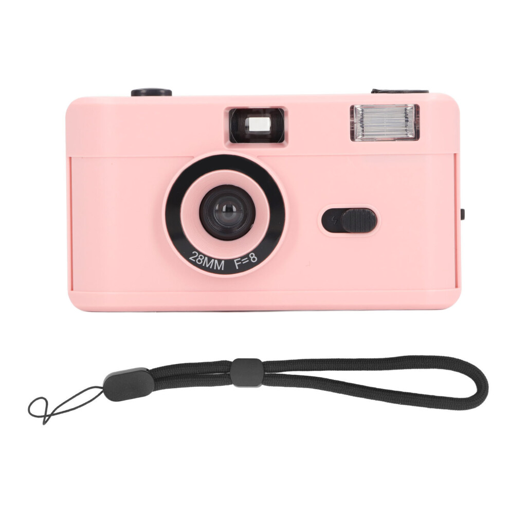 () 35Mm Film Camera Vintage With 28Mm F/8 Lens 1/120S Shutter Pink/Blue/White 643505086447
