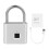(Silver) Fingerprint Padlock Keyless Wasserdicht Biometrisches Schloss 1