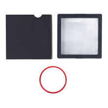 (Red) Aluminum Alloy Lens Ring for GR3 Black Snap On Protective Lightweight