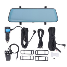 Rear View Mirror Camera 9.66" IPS WIFI BT 170 4K 1080P Carplay