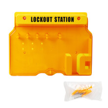 Sperren-Tagout-Station-5-Schlüssel-Transparent-Abdeckung-Industrie