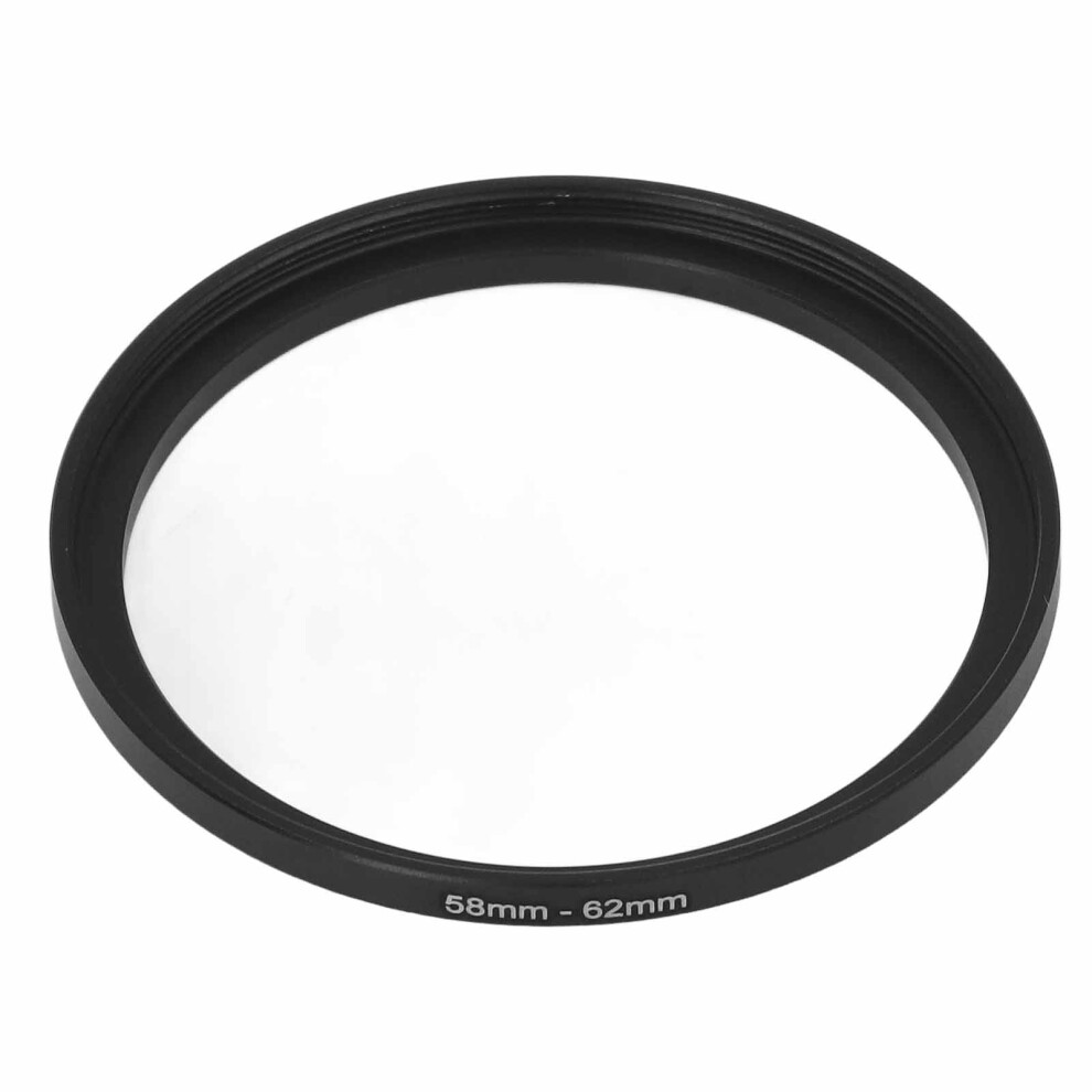 (58Â62Mm) Filter Adapter Ring Aluminum Alloy Step Up Converter 52-55Mm Black 643505996517