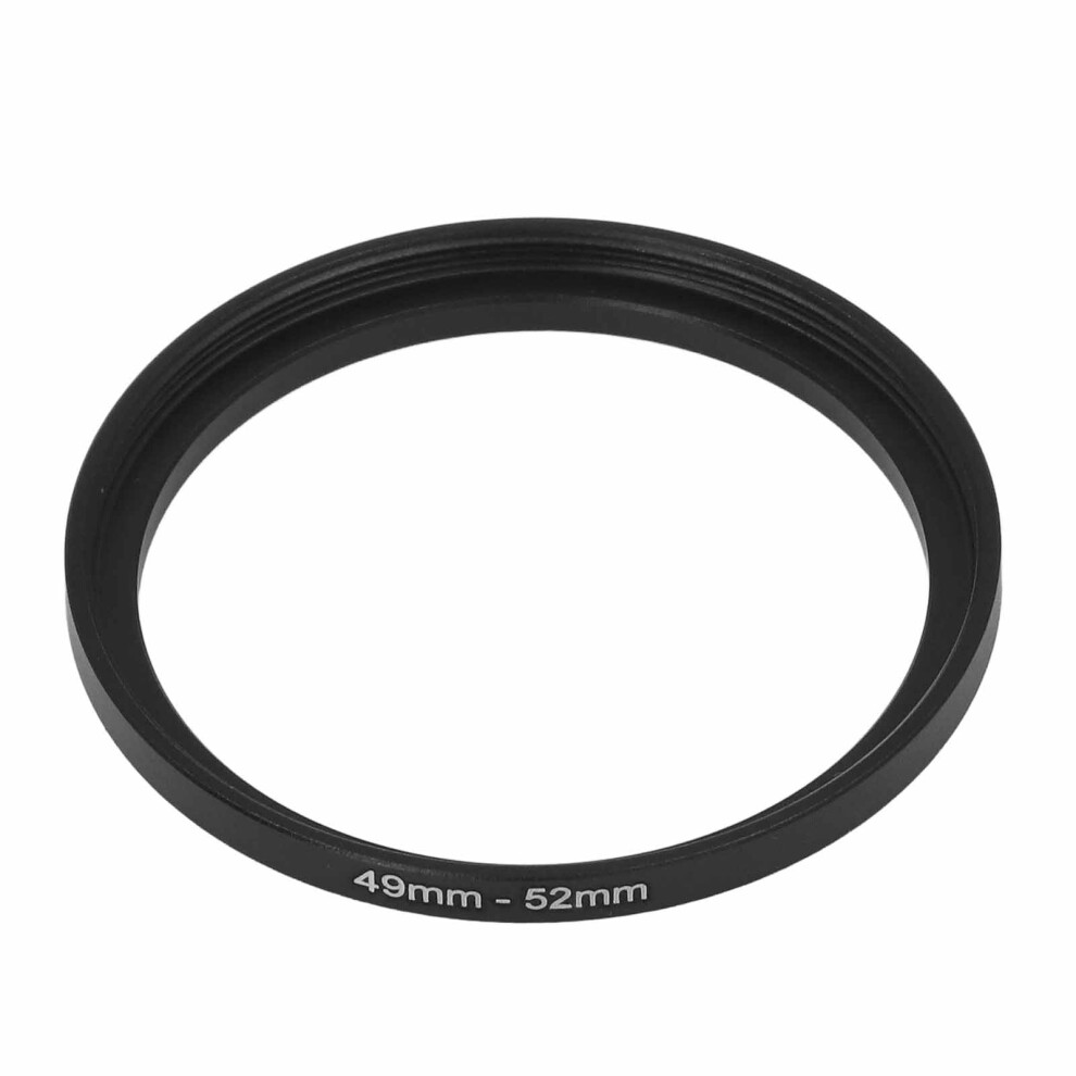 (49Â52Mm) Filter Adapter Ring Aluminum Alloy Step Up Converter 52-55Mm Black 643505996494