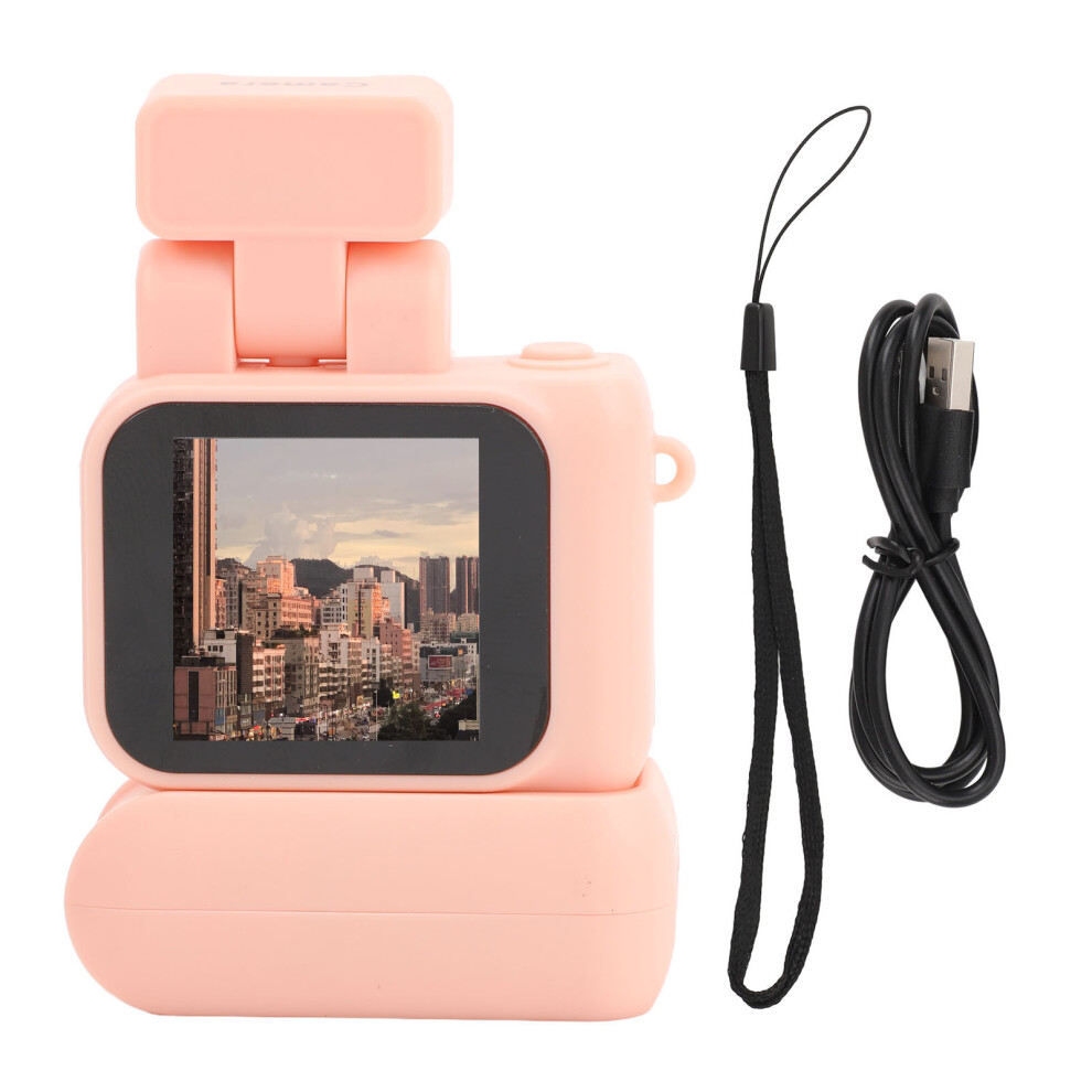 () Small Dv Camera 1080P Hd 1.44In Screen Dvr Recorder Flashlight Pink/Black 643505087154