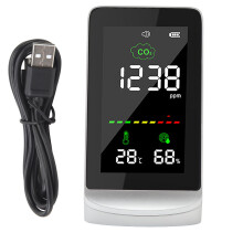 Air Quality Monitor LCD Real Time Portable Indoor Tester