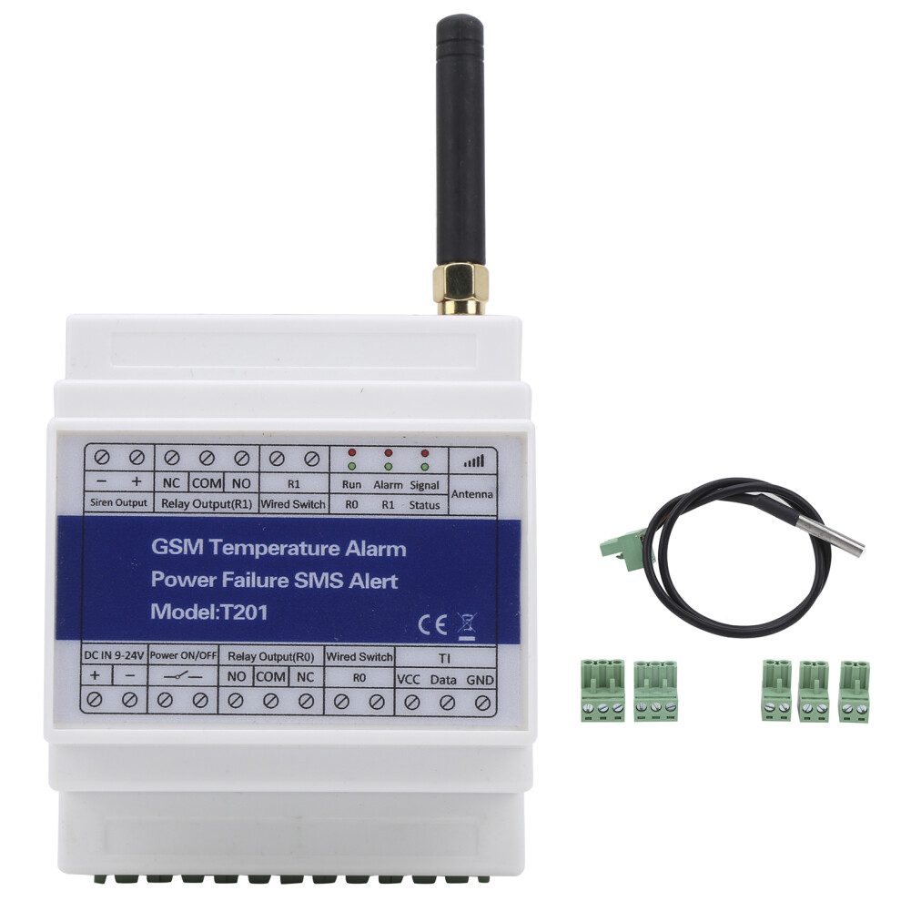 Gsm Sms Temperature Alarm Power Failure Remote Monitor 604725153678