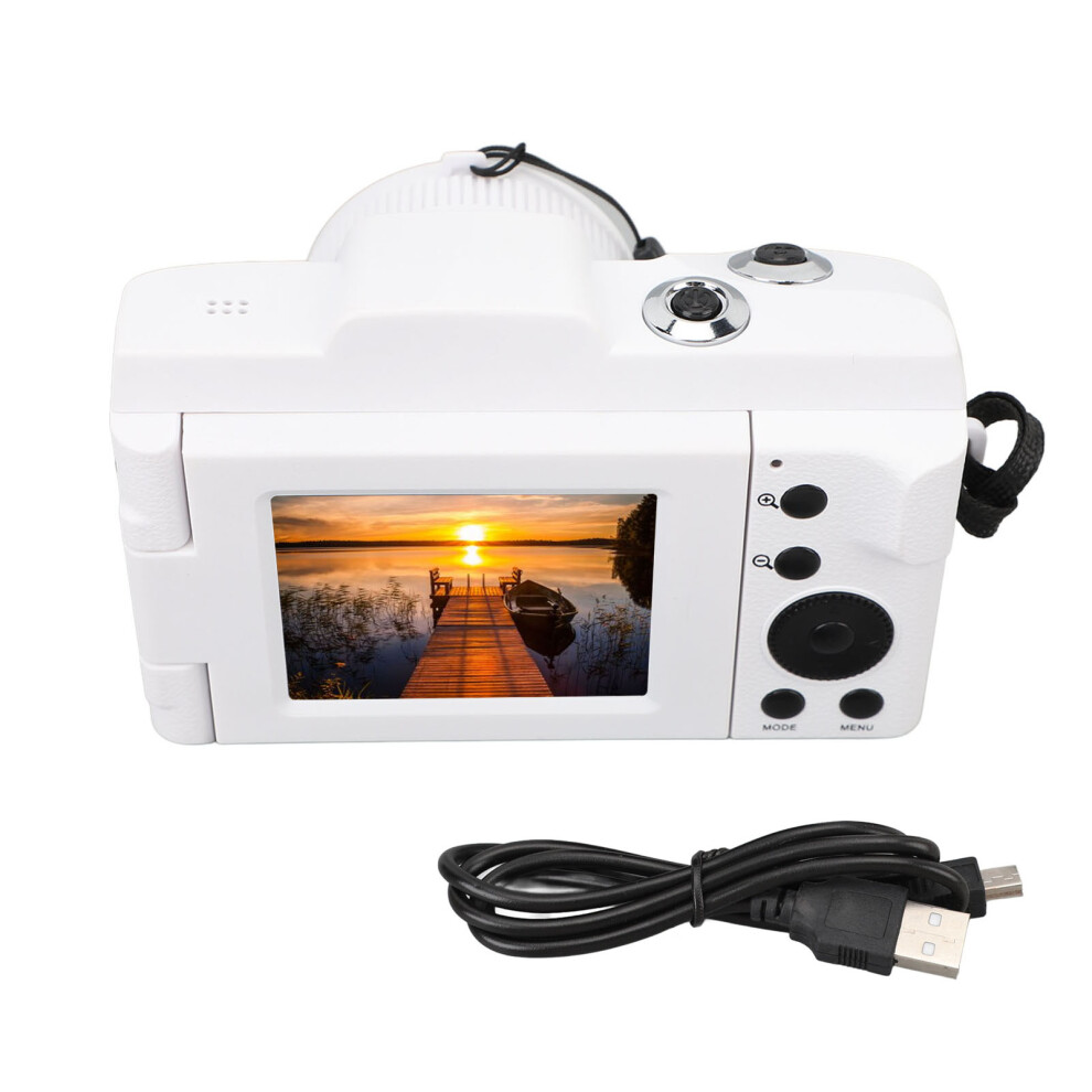1080P Digital Camera 16Mp 2.4 Inch Lcd Vlogging 180 Flip 16X Zoom 643505087246