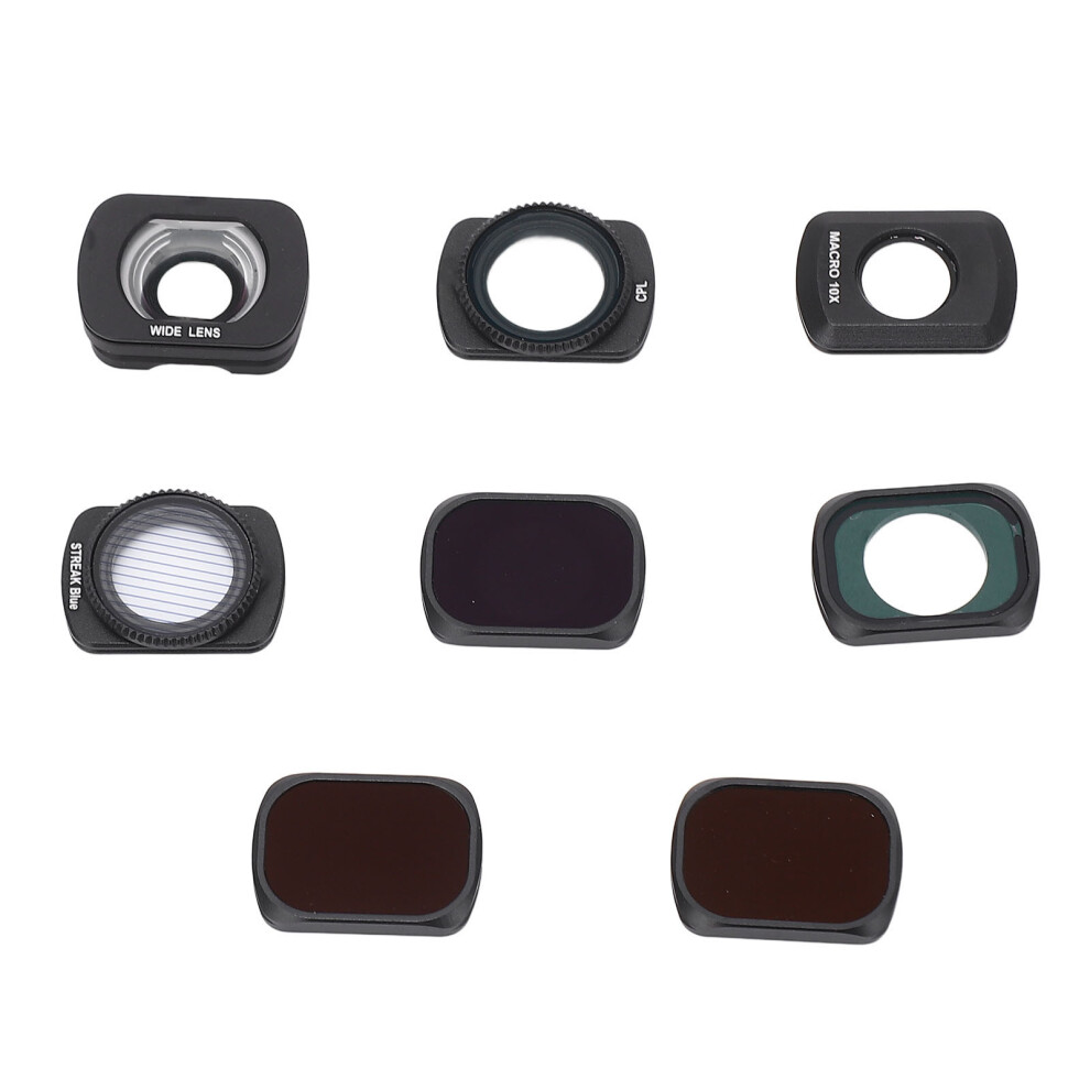 8-In-1 Camera Filter Set Wide Angle Macro Nd16 Nd64 Nd256 Cpl8 643505095296