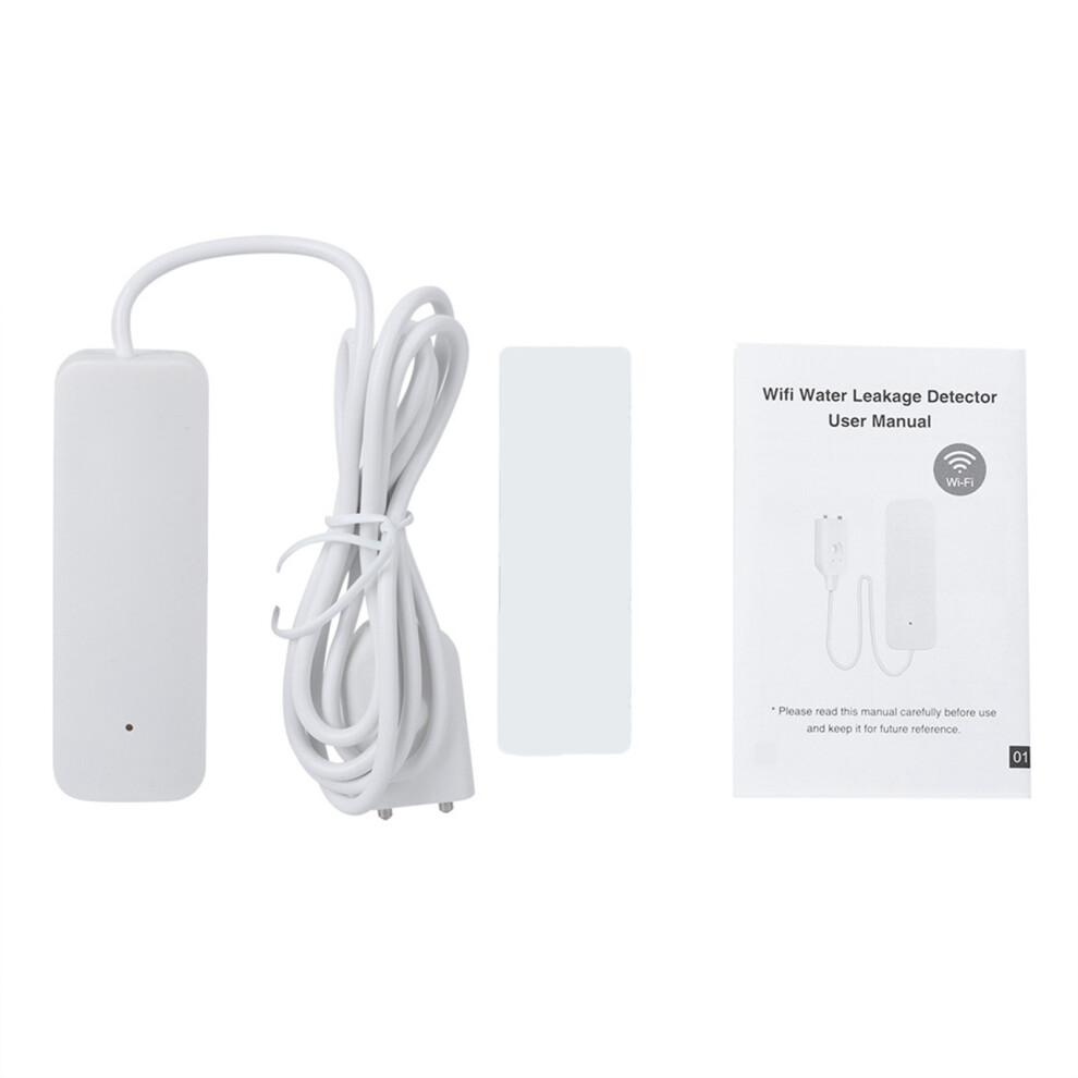 Smart Wifi Water Leakage Alarm Flood Detection Tuya Compatible 604725155603
