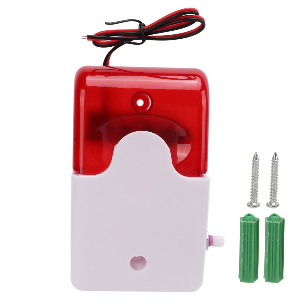 (12V) Sound Light Alarm Flash High Decibel Adjustable 12V 604725143518