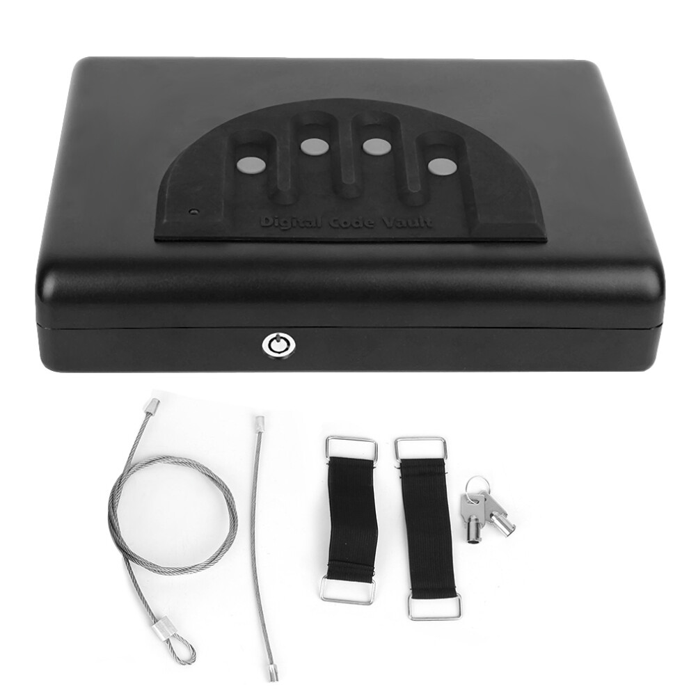 Portable Digital Lock Jewelry Safe With Password And Key 604725155825