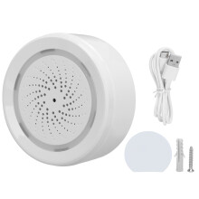 Wifi Smart Alarm Temp Humidity Monitor Sound Light Alert
