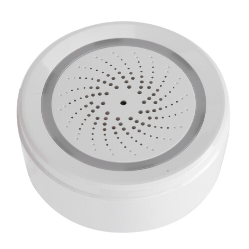 2,4GHz WiFi Temp-/Feuchtigkeitssensor mit Sound-/Lichtalarm 2