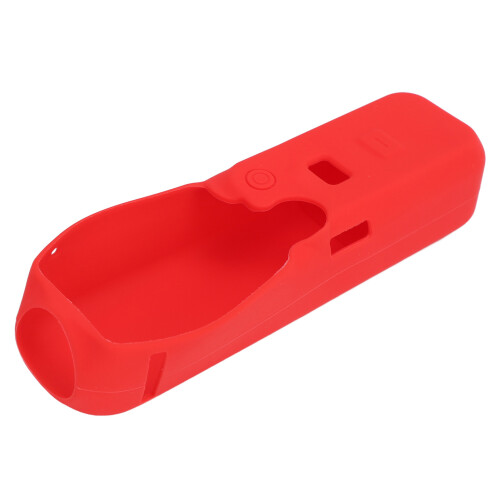 (Red) Silicone Case Dustproof Anti Scratch for Osmo Pocket 3 1/4in Black 1
