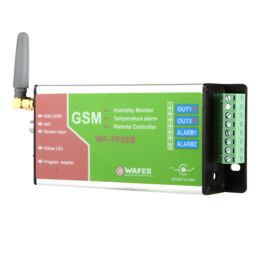 (EU Plug) WF TP02B GSM Temperature Alarm Controller Remote SMS Sensor Monitoring 1