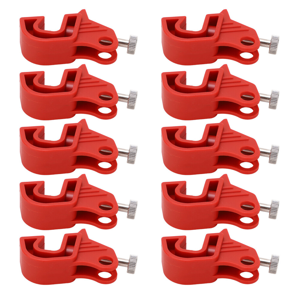 10Pcs Circuit Breaker Lockout Device Universal Safety Lock 604725130976