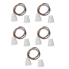 5x Magnetischer Reed-Schalter DC100V NO Türsensor Weiß