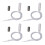 10x Einbau-Sicherheitsfenster-Türsensor DC100V 5