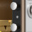 (Coffee Gold) Security Safe Box Carbon Alloy Steel Fireproof Antitheft Gold 4