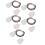 5x Magnetischer Reed-Schalter DC100V NO Türsensor Weiß 3