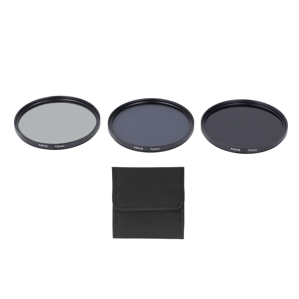 (72Mm) Nd Filters Set Hd Multi Layer Coating Nd2 Nd4 Nd8 For Shooting 67Mm Light 643505089165