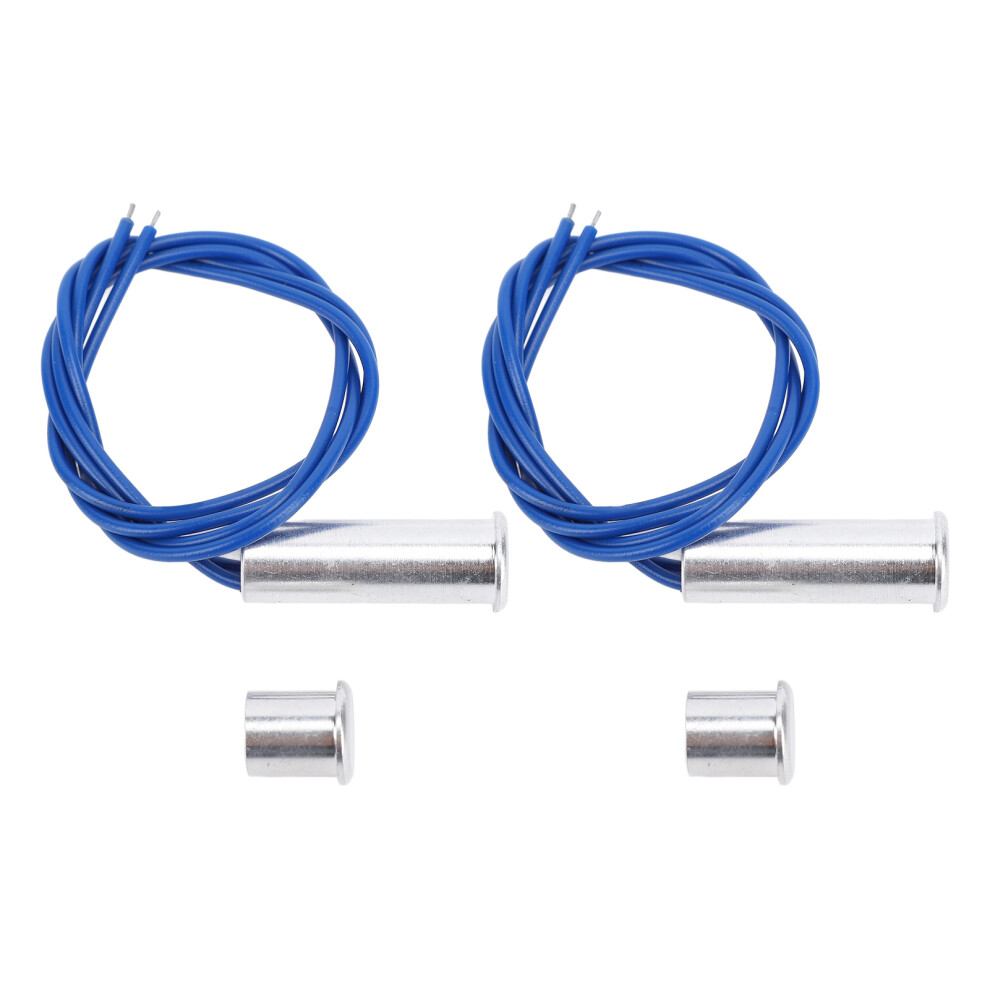 2 Sets Magnetic Reed Switch Ac220v Nc Aluminum Alloy Door Sensor 604725117847