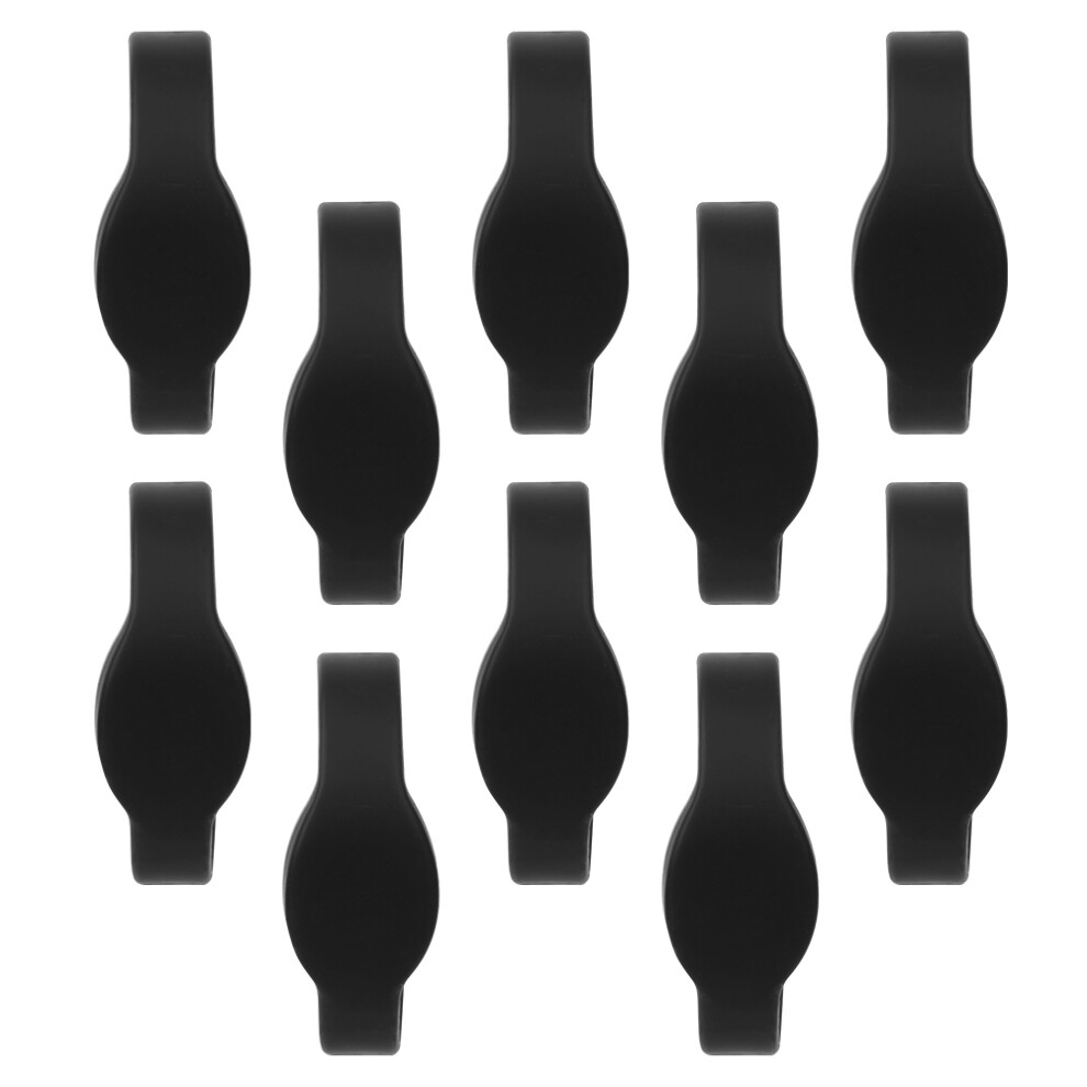 (Black) 10Pcs 13.56Mhz Rfid Wristband Silicone Waterproof Ic Card Yellow Black,Yellow 604725101150