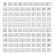 100x UHF RFID-Etiketten 860-960MHz 50x50mm