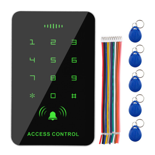 RFID Access Control Card Reader Password With 5 Key Tag