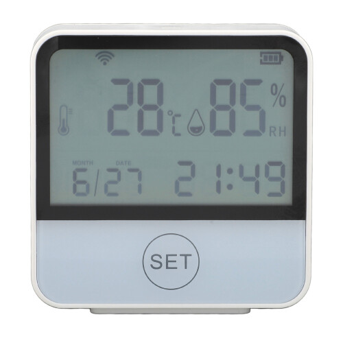 2,4GHz WLAN Temperatur-Feuchtigkeitssensor Smart Thermometer App