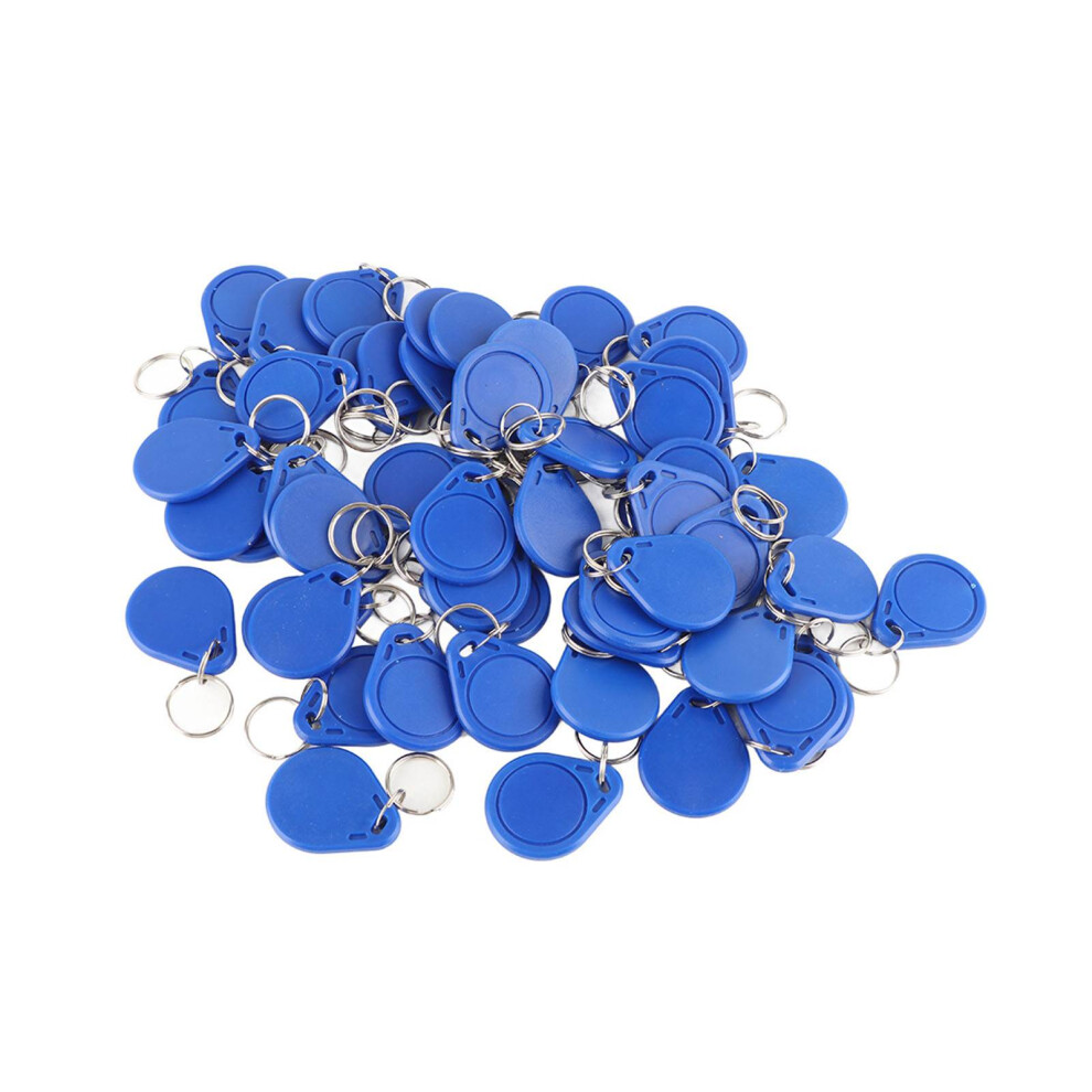 (Id) 50Pcs 125Khz Rfid Em4100 Card Tag Key Chain Keyfob 604725101631